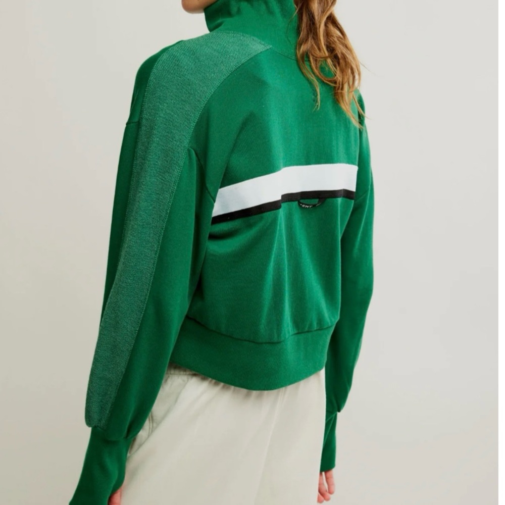 Free people movement green jacket XL NWT